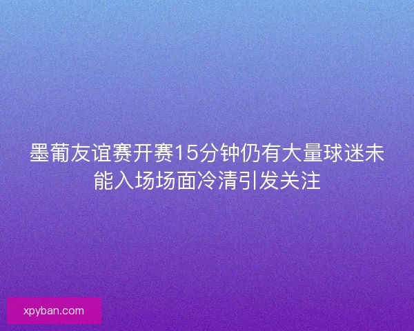 墨葡友谊赛开赛15分钟仍有大量球迷未能入场场面冷清引发关注