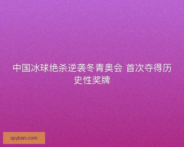 中国冰球绝杀逆袭冬青奥会 首次夺得历史性奖牌 中国冰球绝杀逆袭冬青奥会 首次夺得历史性奖牌